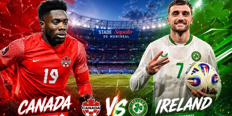 Thông tin phong độ Canada vs Ireland