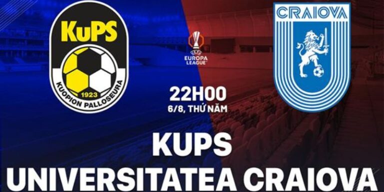 Nhận Định KuPs Vs CS Universitatea Craiova Lúc 22H00 Ngày 06/08 - Cúp C2